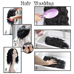 Synthetic Body Wave Headband Wig