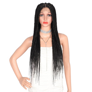 Full 360 Lace Front Triangle Knotless Braided Wig