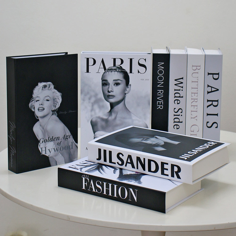 Luxury Fashion Decorative Books