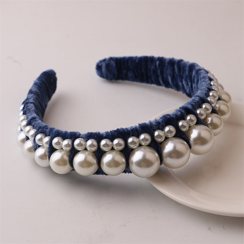 Beaded Pearl Headbands