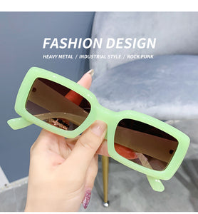 Retro Rectangle Sunglasses