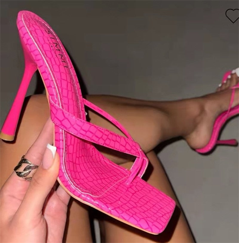 Open-Toe Heel Sandals