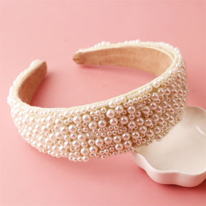 Beaded Pearl Headbands