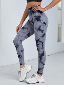 Womens Tie-Dye Yoga Pants