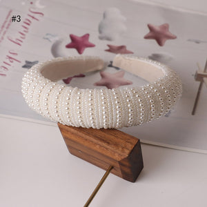 Beaded Pearl Headbands