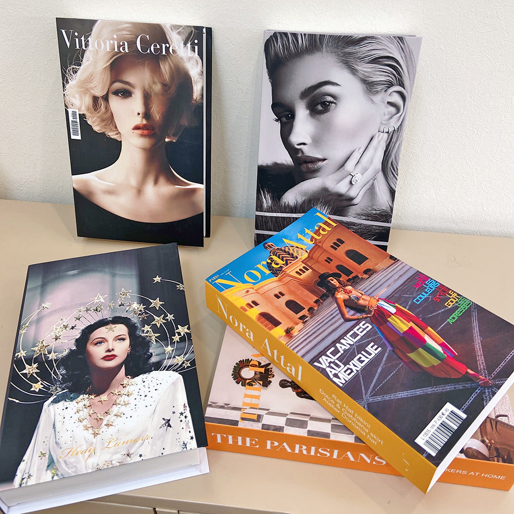 Luxury Fashion Decorative Books