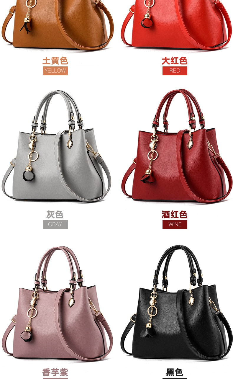 Large Capacity Structured Shoulder Bag — Convertible Crossbody