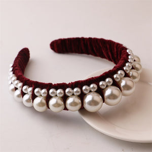 Beaded Pearl Headbands