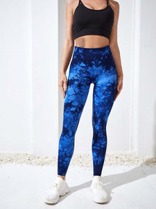 Womens Tie-Dye Yoga Pants