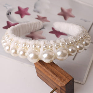 Beaded Pearl Headbands