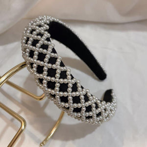 Beaded Pearl Headbands