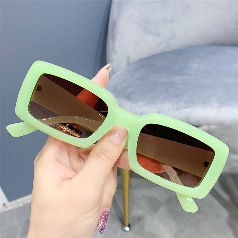 Retro Rectangle Sunglasses