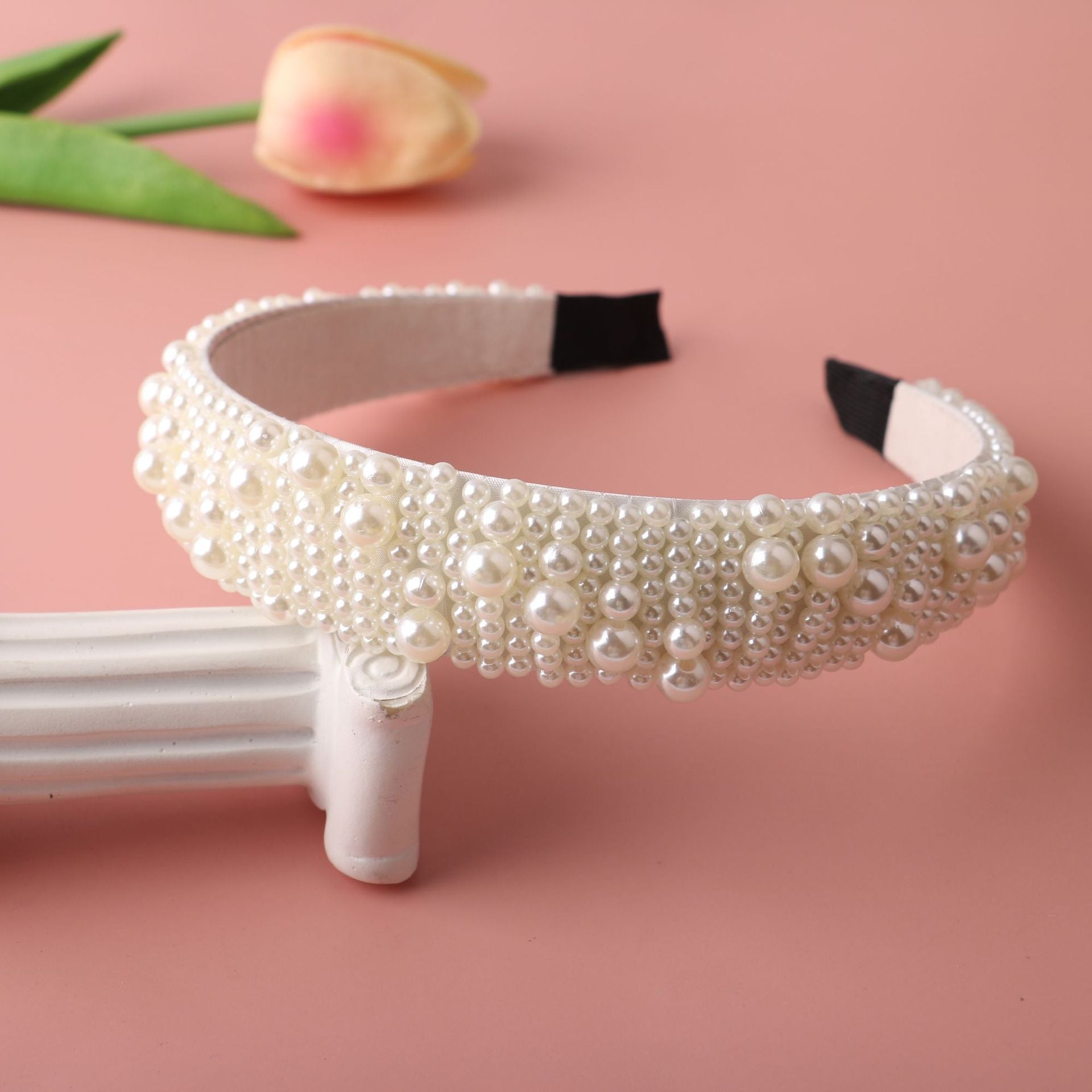 Beaded Pearl Headbands