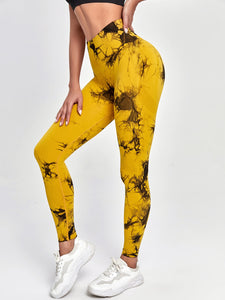 Womens Tie-Dye Yoga Pants