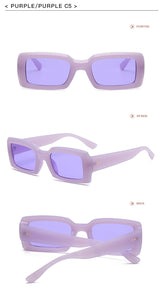 Retro Rectangle Sunglasses