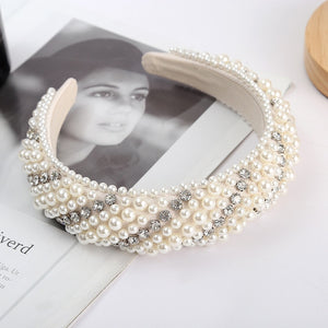 Beaded Pearl Headbands