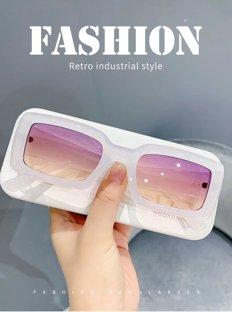 Retro Rectangle Sunglasses