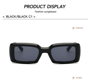 Retro Rectangle Sunglasses