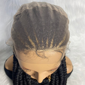 36 Inches Braided Lace Front Wig