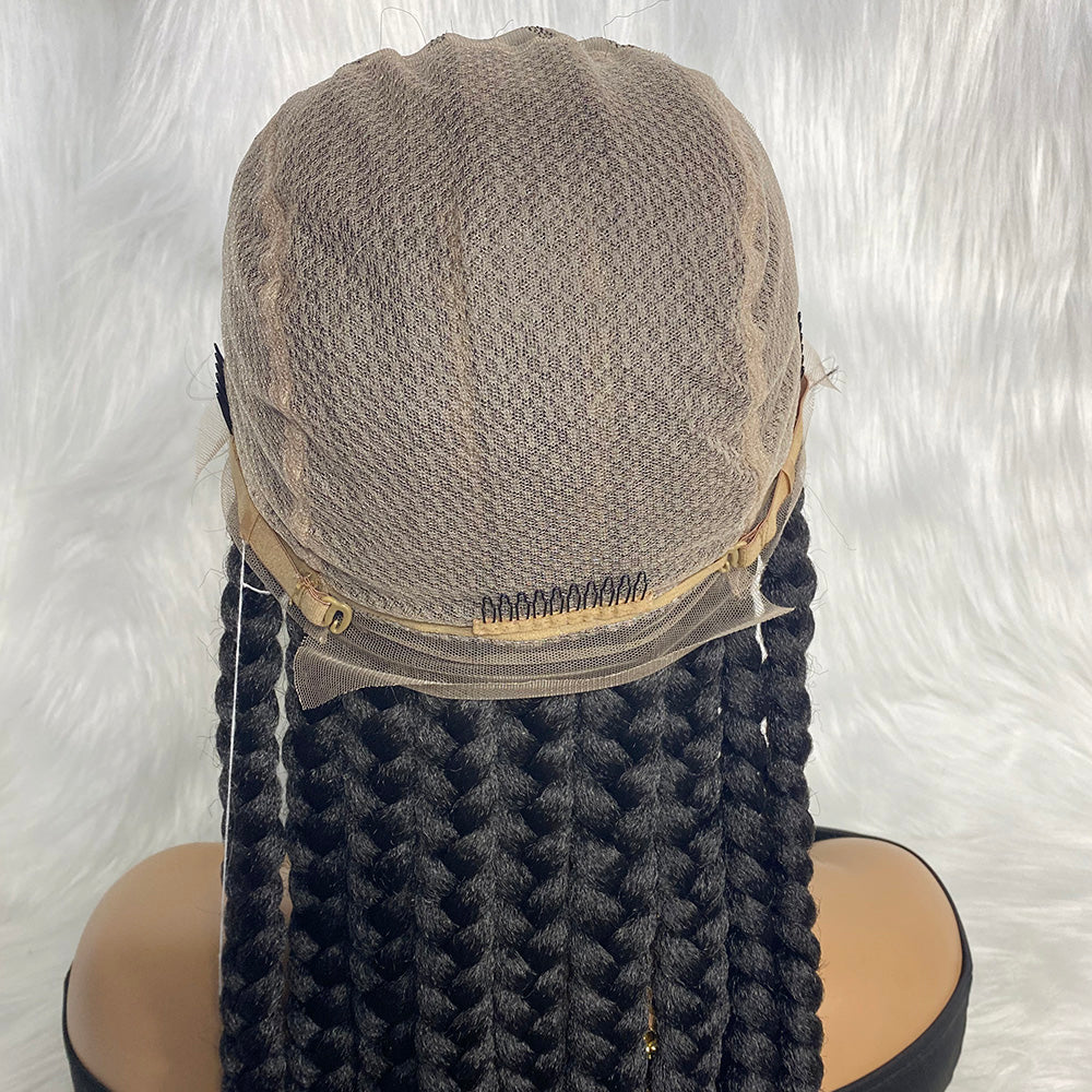 36 Inches Braided Lace Front Wig