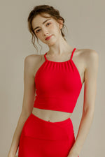 Load image into Gallery viewer, Round Neck Sleeveless Sports Tank Top
