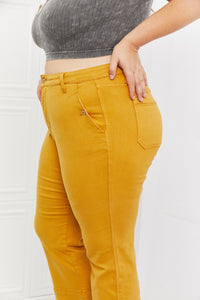 Full Size Straight Leg Cropped Jeans Pants