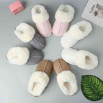 Load image into Gallery viewer, Faux Suede Center Seam Slippers
