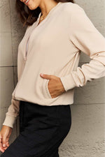 Load image into Gallery viewer, Full Size Plaid Round Neck Long Sleeve Jacket
