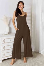 Load image into Gallery viewer, Spaghetti Strap V-Neck Jumpsuit
