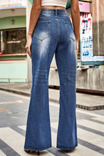 Load image into Gallery viewer, Wide Leg Jeans with Pockets
