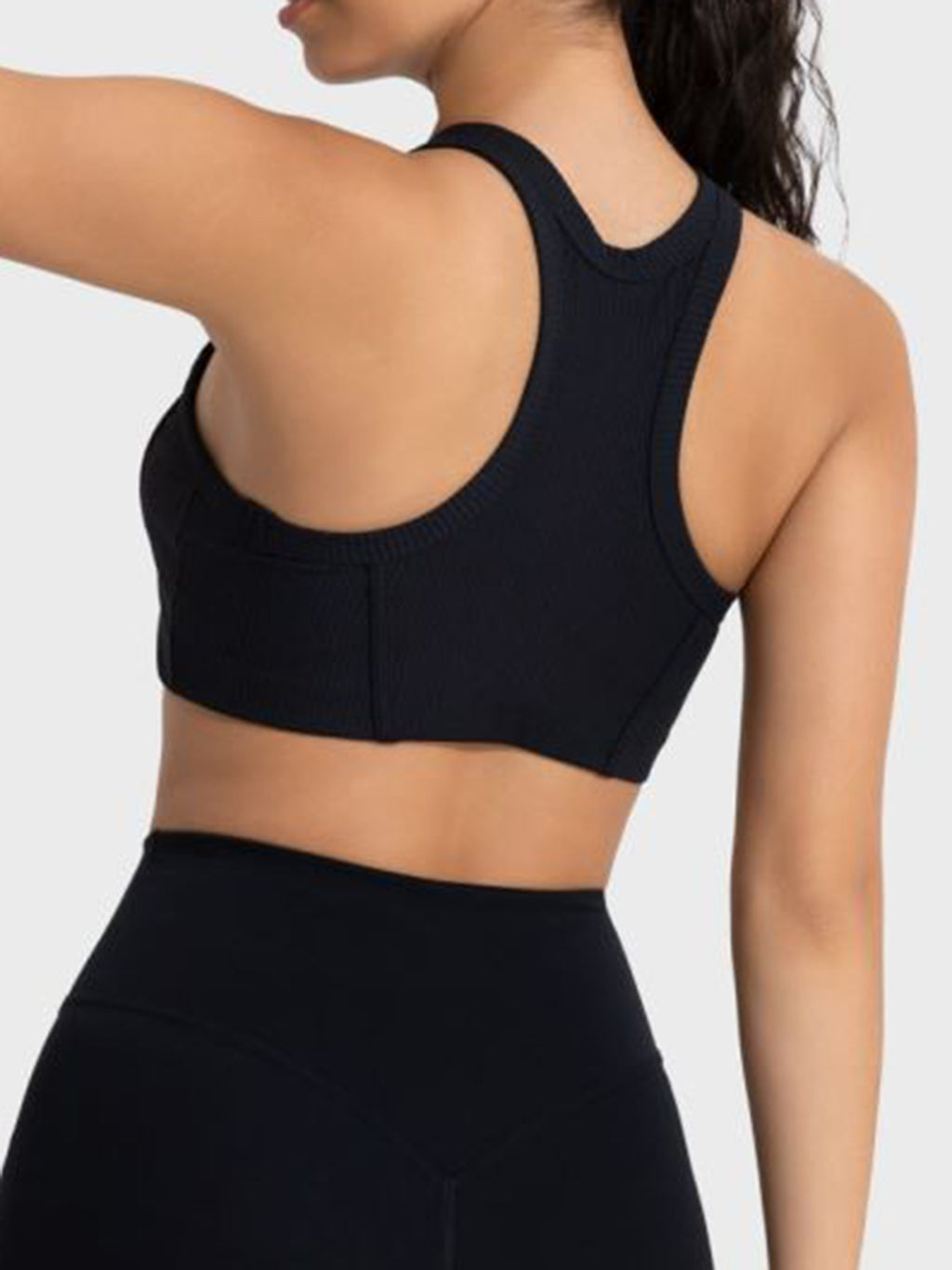 Ribbed Halter Crop Top