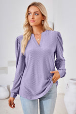 Load image into Gallery viewer, V-Neck Puff Sleeve Blouse
