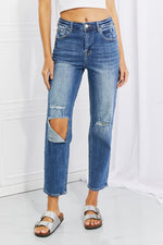 Load image into Gallery viewer, Full Size Emily High Rise Relaxed Jeans Pants
