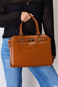 Texture Leather Handbag