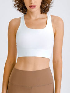 Square Neck Racerback Cropped Tank