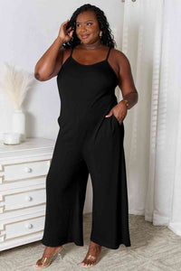 Spaghetti Strap V-Neck Jumpsuit