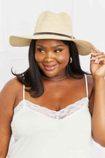 Load image into Gallery viewer, Fame Boho Summer Straw Fedora Hat
