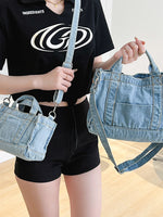 Load image into Gallery viewer, Denim Shoulder Bag
