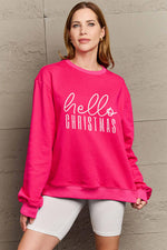 Load image into Gallery viewer, HELLO CHRISTMAS Long Sleeve Sweatshirt
