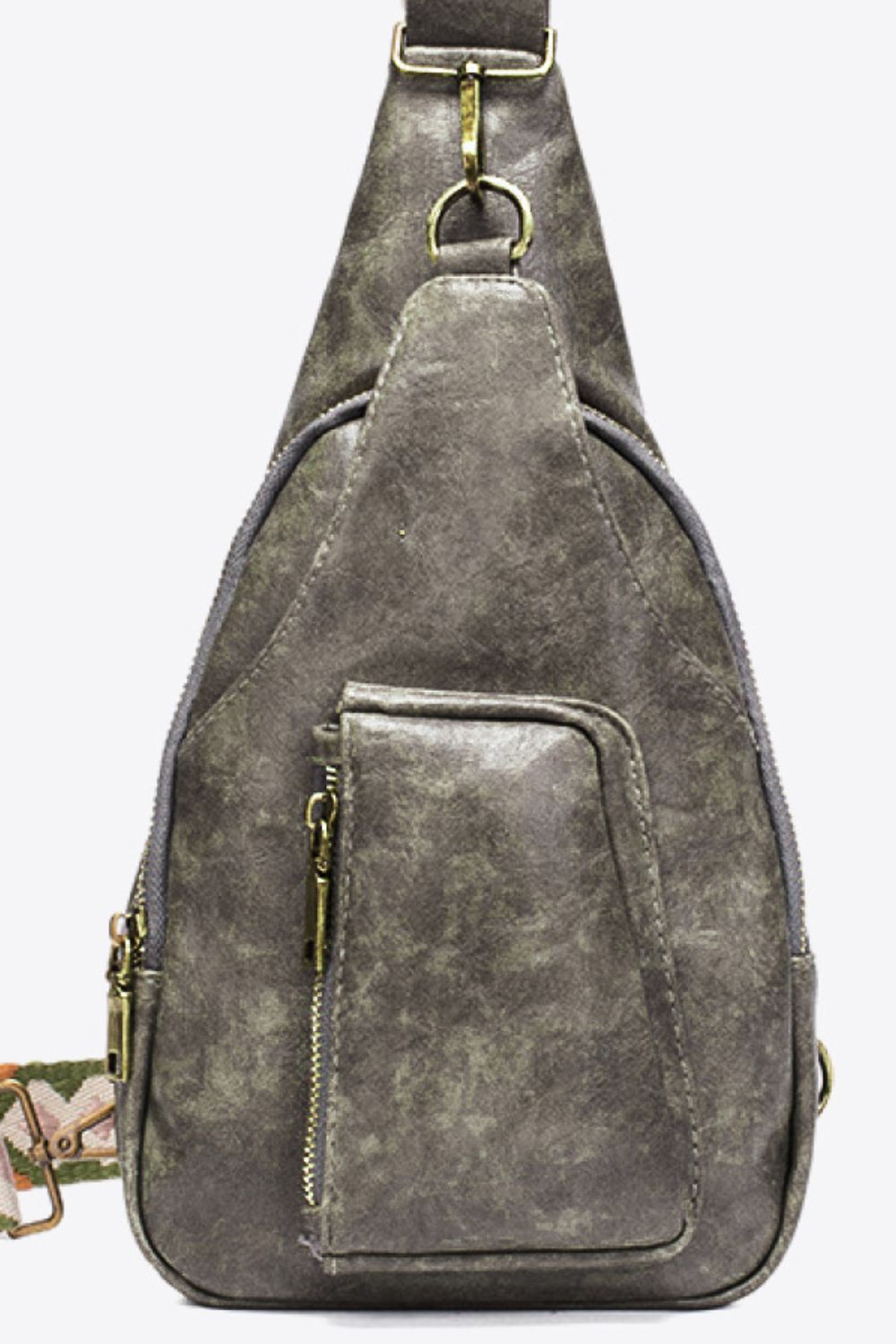 Faux Leather Crossbody Sling Bag – Sleek, Lightweight & Versatile