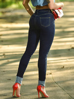 Load image into Gallery viewer, Plus Size Full Size Button Fly Long Jeans Pants
