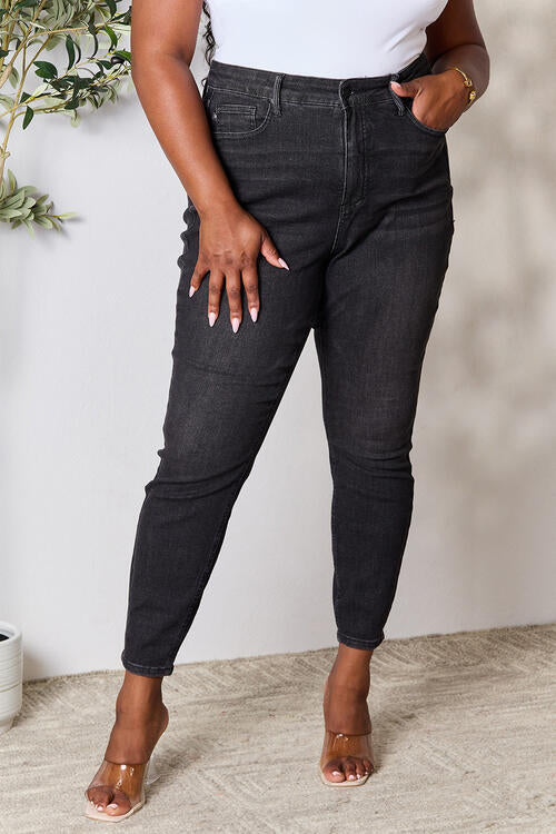 Tummy Control High Waist Denim Pants