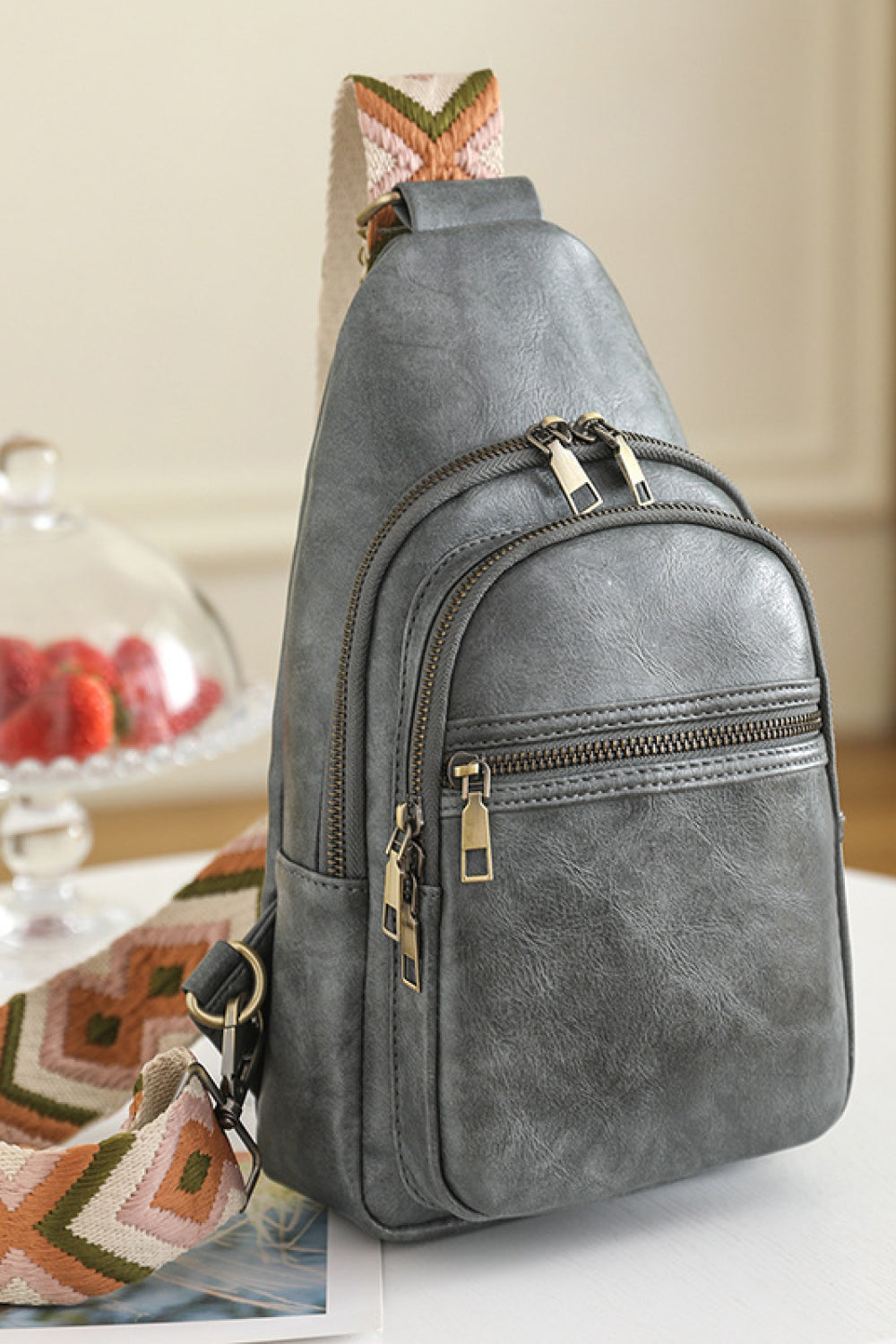 Leather Shoulder Sling Bag
