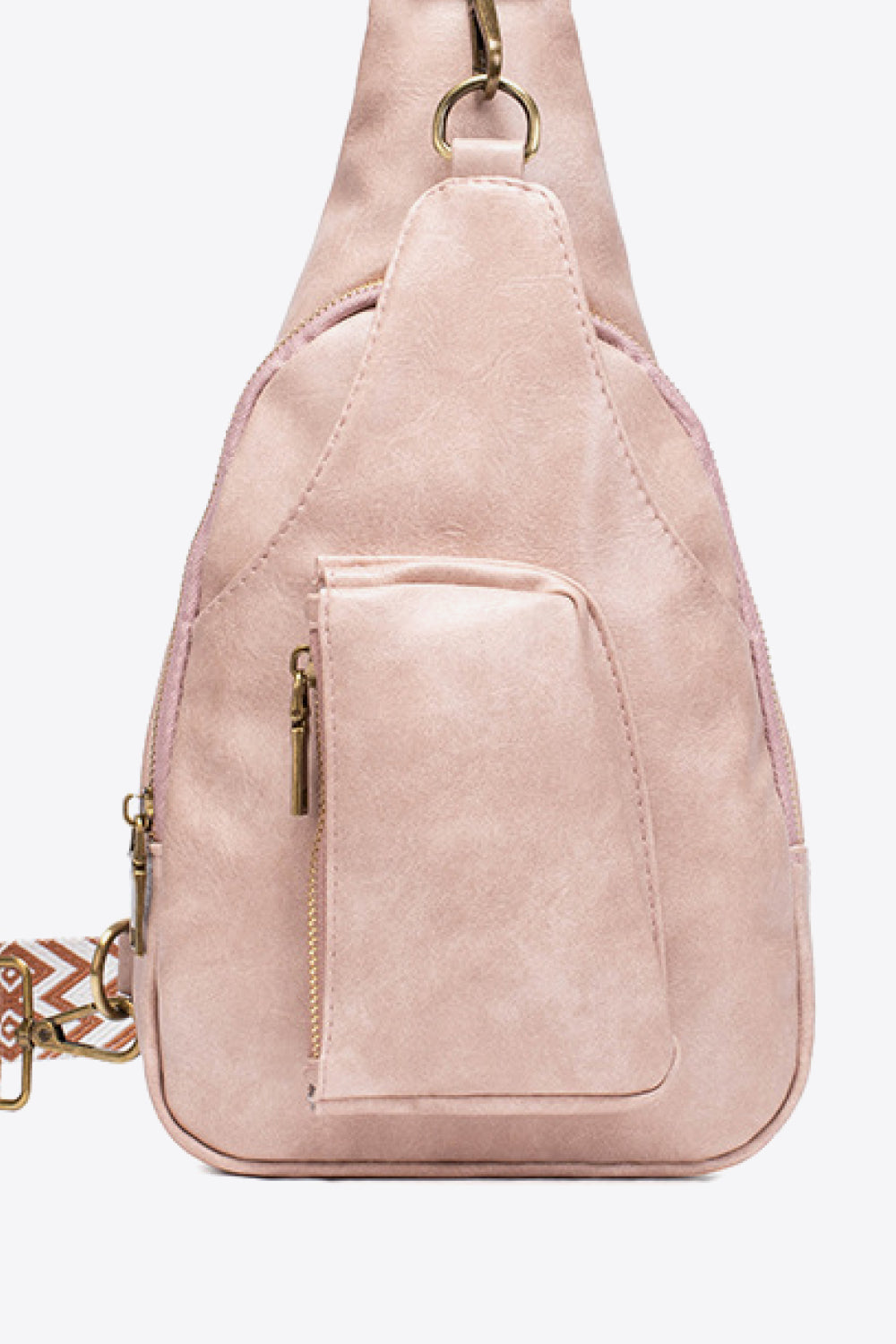 Faux Leather Crossbody Sling Bag – Sleek, Lightweight & Versatile