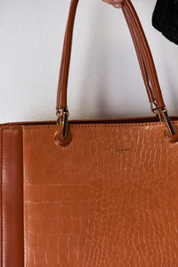 Texture Leather Handbag