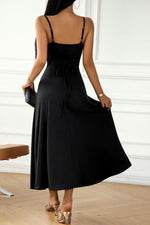 Load image into Gallery viewer, Sunkissed Ease Lace-Up Maxi Dress
