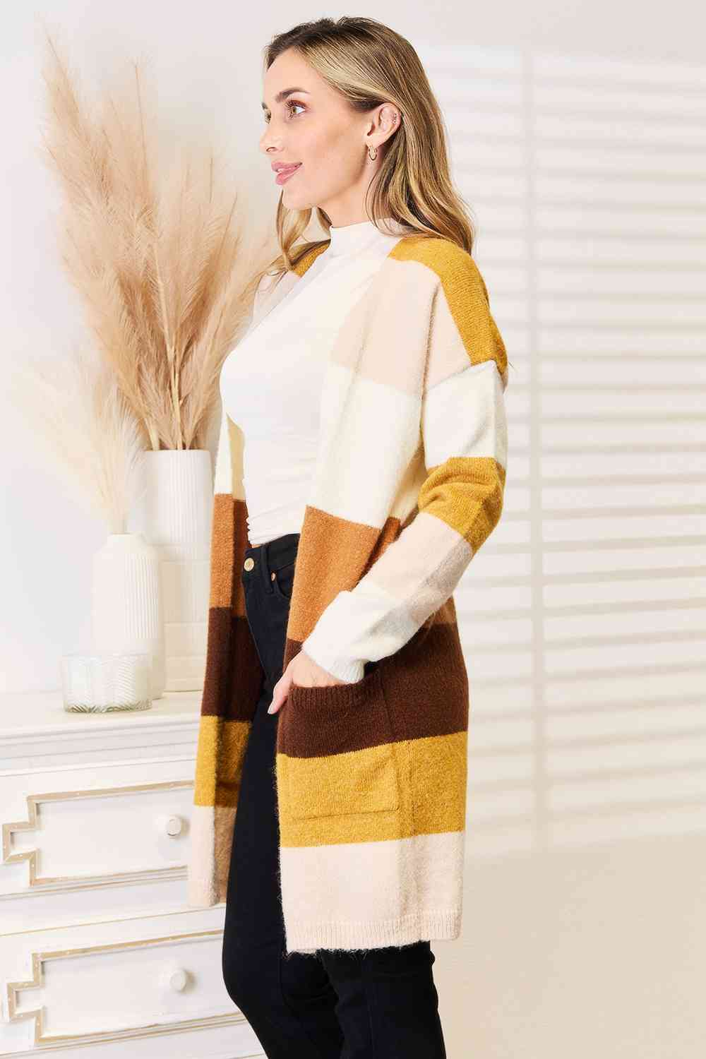 Color Block Cardigan