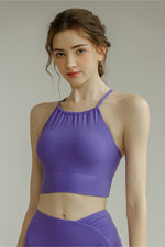 Load image into Gallery viewer, Round Neck Sleeveless Sports Tank Top
