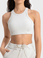 Load image into Gallery viewer, Wide Strap Cropped Sport Tank
