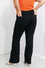 Load image into Gallery viewer, Full Size High-Rise Bootcut Jeans in Black
